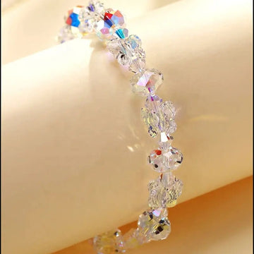 Alibaba Fashion Jewelry Clear/Silver Crystal Butterfly Beaded Bracelets Multi Colors